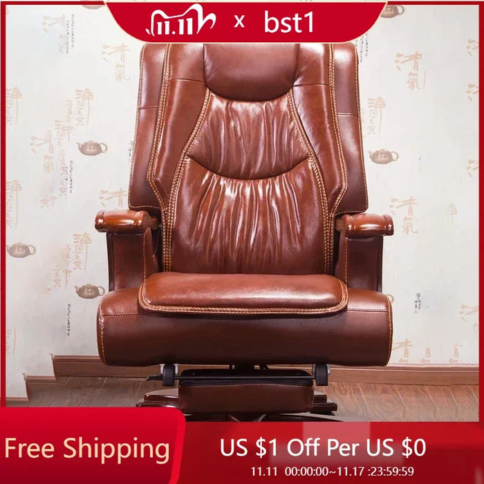 Modern Ergonomic Office Chairs Computer Armchair Designer Recliner Leather Chair Lounge Italian Swivel Fauteuil Home Furniture