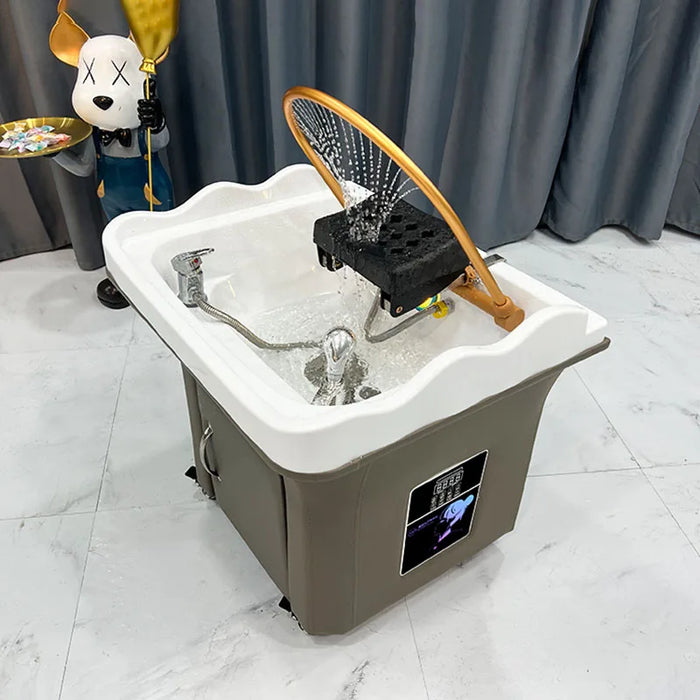 Grafting Bed Head Shampo Chair Circulation Medicated Water Thermostat Fumigation Beauty Shampo Chair Shampouineuse Furniture