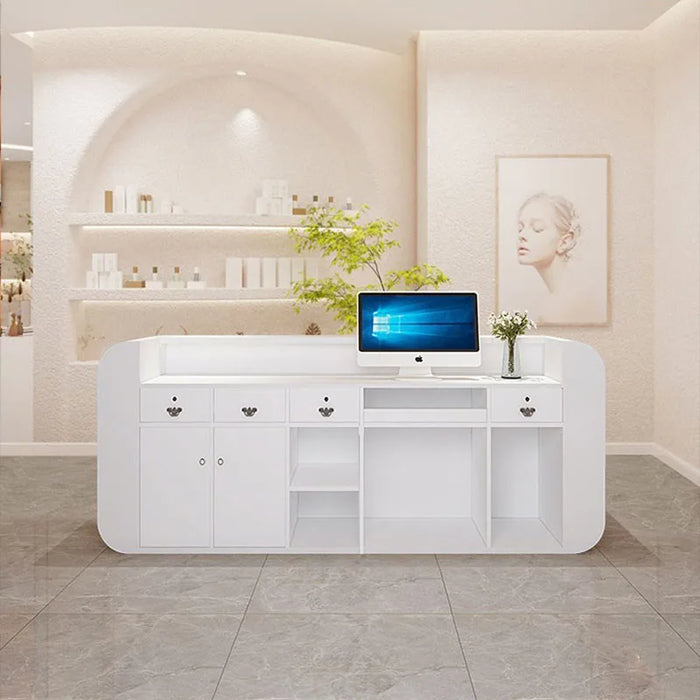 Bar Service Reception Desks Counter Hospital Minimalist Checkout Reception Desks Luxury Recepcion Mostrador Salon Furniture