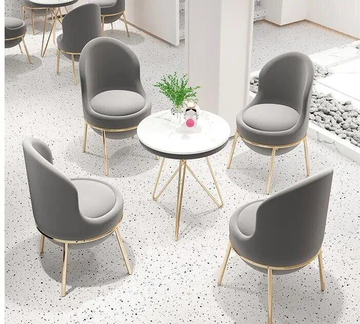 Coffee shop, table and chair combination, milk tea shop, bar, online red commercial, Qingba rest area, home sales office, sofa