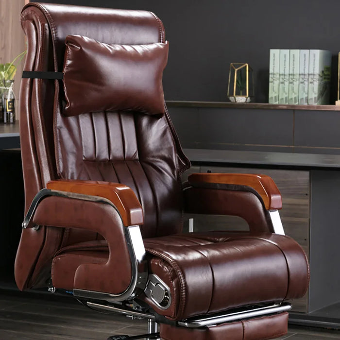 Swivel Ergonomic Desk Chair Computer Work Bedroom Office Salon Accent Chair Executive Leather Sedie Da Ufficio Furniture T50BY