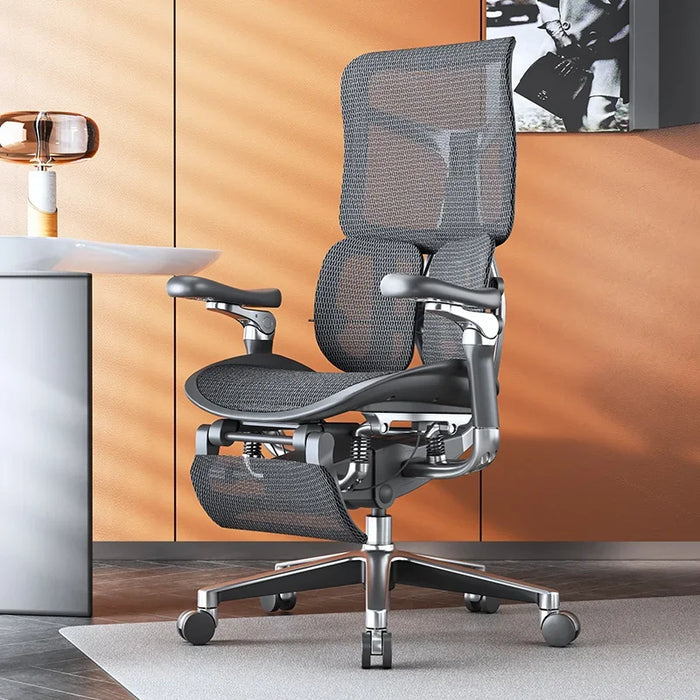 Ergonomic Recliner Office Chairs Mobile Individual Floor Rolling Comfy Luxury Chair Armchair  Cadeira Offices Furniture GY50CC
