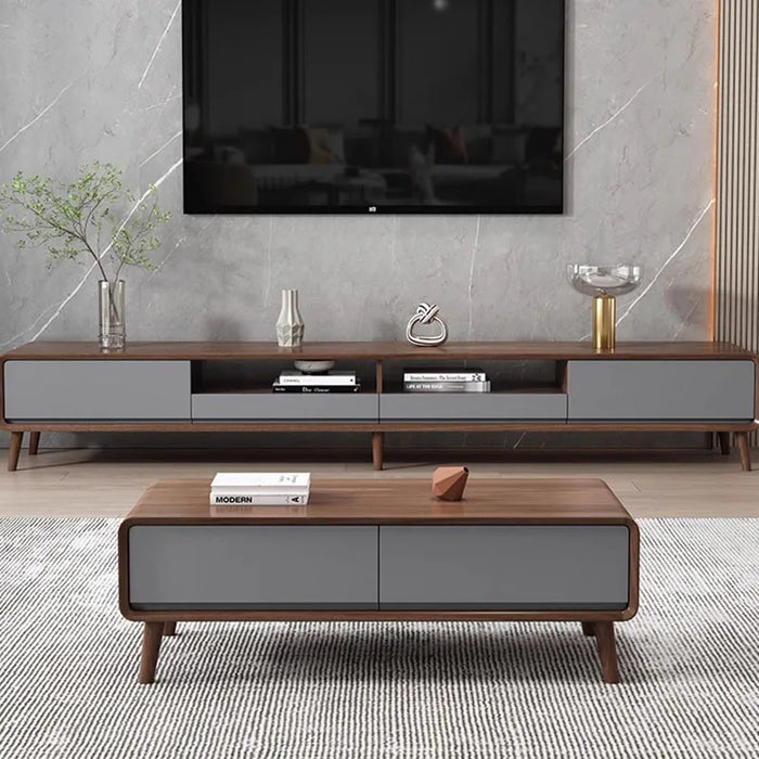 Modern Floor Wooden Standing Shelves Record Player Living Room Cabinet Mount Tv Stands Storage Roku Tv Living Room Furniture