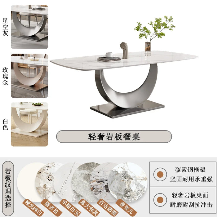 Luxury Conference Dining Tables Study Hotel Restaurant Bar Dining Tables Eating Office Mesas De Jantar Home Furniture WJ20XP