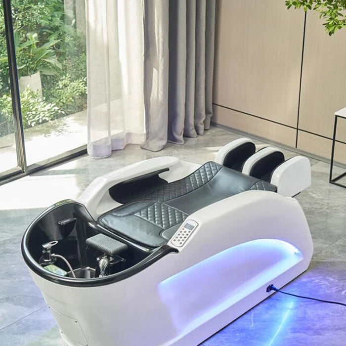 Massage Stylist Shampo Chair Luxury Lounge Shower Head Head Spa Bed Portable Therapy Shampouineuse Salon Furniture MQ50XF