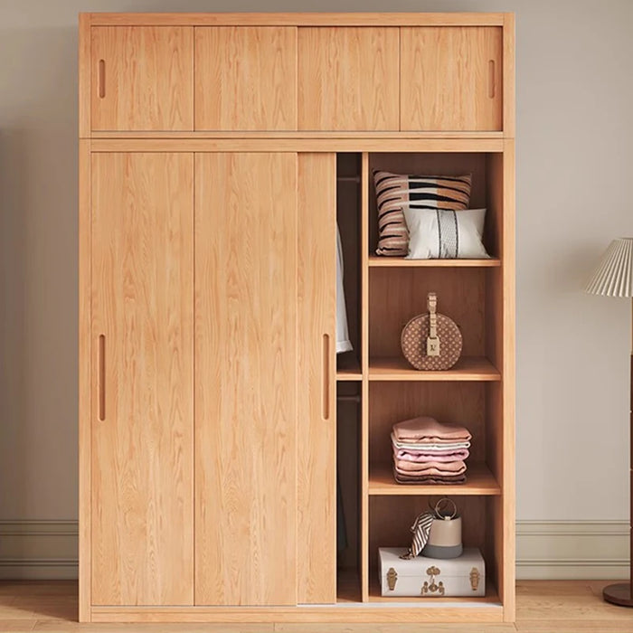 Wooden Hanging Wardrobes Display Storage Dressers Simple Wardrobes Free Shipping Living Room Armario De Ropa Furniture Bedroom