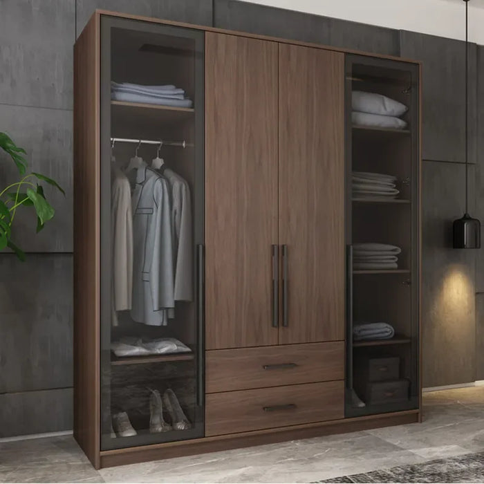 Luxury Armoire Wardrobe Drawers Handle Shelf Partition Bedroom Storage Divider Wardrobes Armadio Camera Da Letto Home Commodity