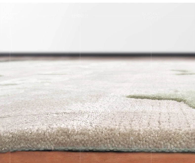 Customize Wool Carpet Luxury Europe Rugs and Carpet for Living Room Handmade Wool Thick Area Rug for Bedroom Study Floor Mat