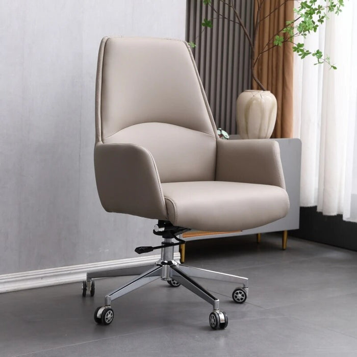 Leather Makeup Computer Office Chair Waiting Vanity Bedroom Floor Chair Beauty Barber Leisure Silla De Oficina Office Supplies