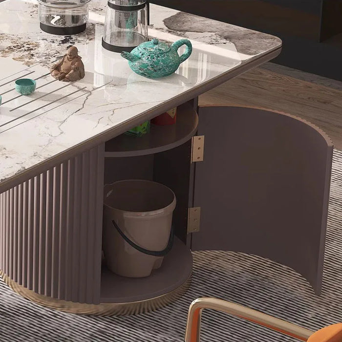 Laptop Office Desk Wooden Filing Cabinets Glass Organizer Writing Desk Reception Standing Scrivania Con Cassetti Home Furniture