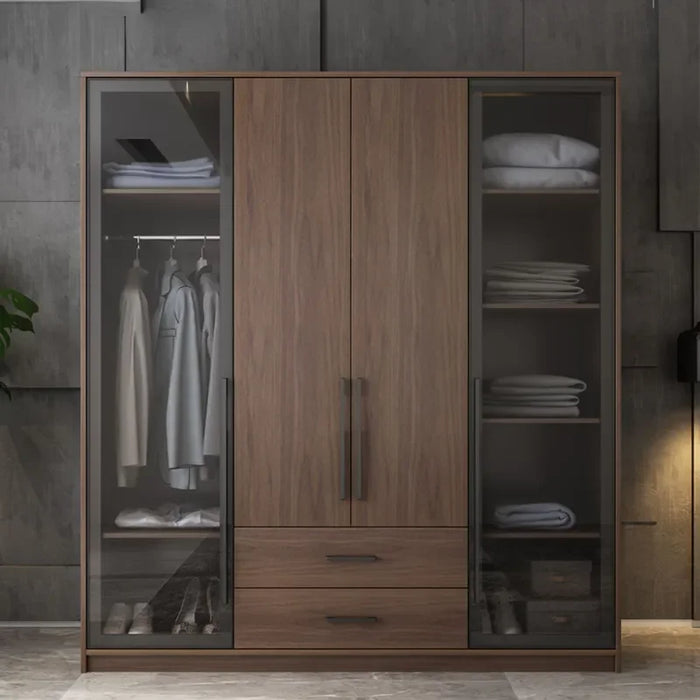 Luxury Armoire Wardrobe Drawers Handle Shelf Partition Bedroom Storage Divider Wardrobes Armadio Camera Da Letto Home Commodity