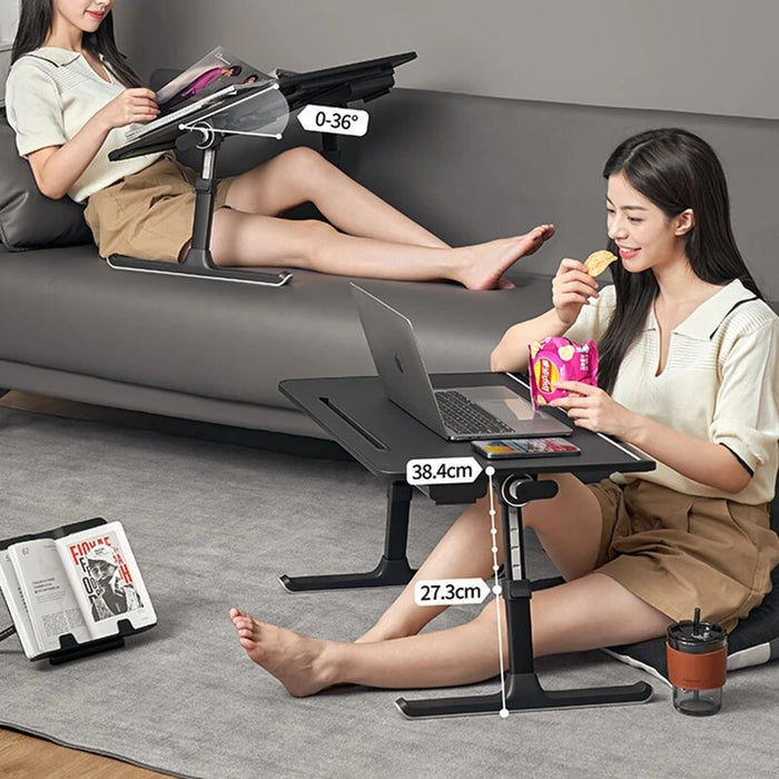 Black Adjustable Desk Computer Drawing Ergonomic Modern Desk Study Portable Mesa Escritorio De Estudio Library Furniture