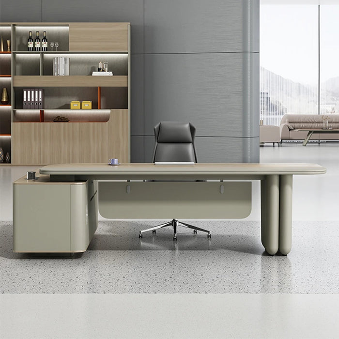 Study Standing Office Desk Executive Storage Desktop Gaming Office Desk Salon Luxury Scrivania Con Cassetti Office Furniture