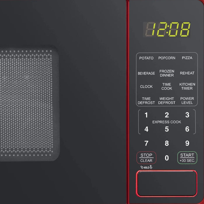 0.7 cu. ft. Countertop Microwave Oven, 700 Watts, Red Kitchen Appliances.USA.NEW