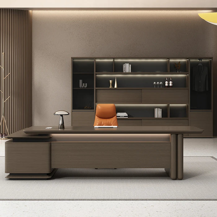 Study Executive Office Desk Gaming Conference Drawers Desktop Office Desk Reception Scrivanie Per Ufficio Luxury Furniture