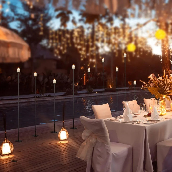 Metal Candelabras Centerpiece Floor-to-ceiling High Candelabras for Wedding Centerpieces Candle Holder Home Decoration Candles