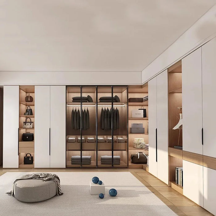 Clothes Bedroom Wardrobe Modular Cabinet Binders Hangers Organizers Wardrobe Display Meuble De Rangement Home Furniture HDH