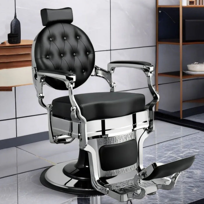 Vintage Hairdressing Chair Gold Latest Luxury Hair Salon Equipment Furniture Hairdressing Chair Multifinction Sedie Salon Chair
