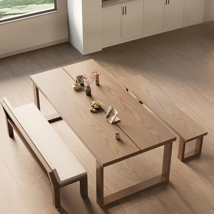 Design Modern Dining Tables Conference Wooden Coffee Dining Tables Kitchen Outdoor Mesa Comedor Living Room Furniture YN50DT