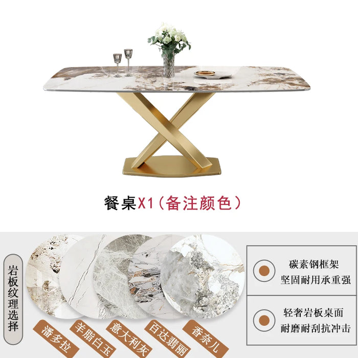 Study Hotel Dining Tables Outdoor Conference Restaurant Office Dining Tables Bar Eating Luxury Mesa Plegable Furniture WJ20XP