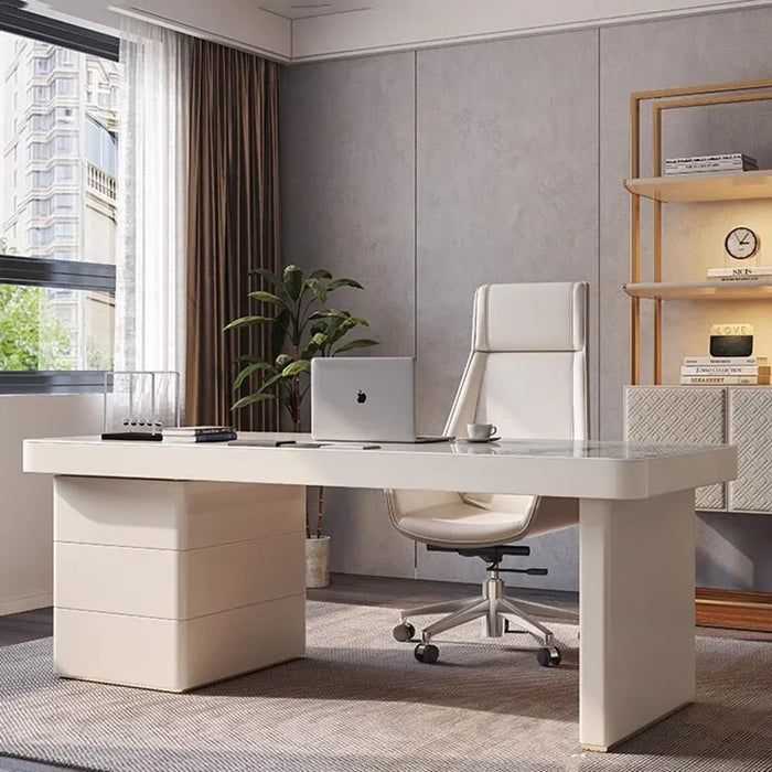 Workbench Modern Office Desk Writing Desktop Makeup Coffee Meeting Drafting Office Desk Stand Scrivania Legno Furniture HDH