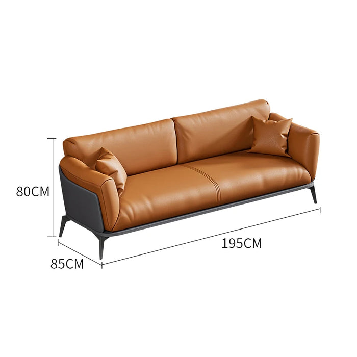 U Shaped Sectional Living Room Sofas Modern Solid Colors Nordic Luxury Lazy Sofa Office Nordic Lounge Divano Home Furniture