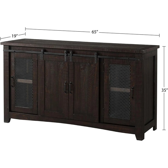 Martin Svensson Home 90908 Durango 65" TV Stand, Espresso | USA | NEW