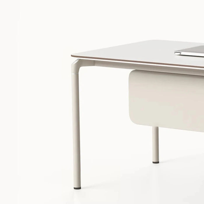 Luxury Boss Office Desk Simple Modern White Executive Single President Manager Desk Computer Work Mesa Office Furniture KMOD