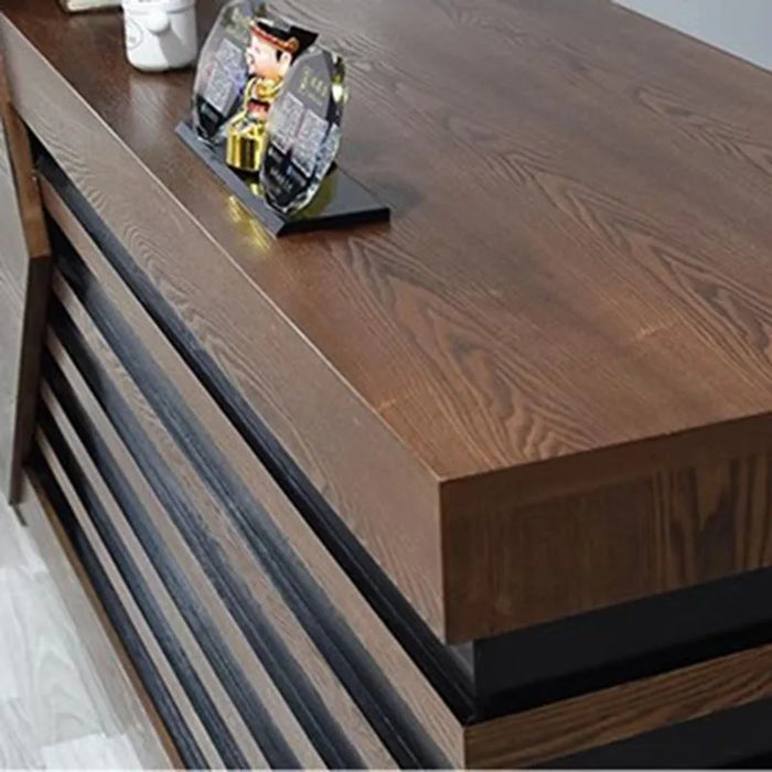 Checkout Reception Desk Computer Shop Counter Lectern Service Desk Office Coffee Beauty Scrivania Bianca Legno Wood Furniture
