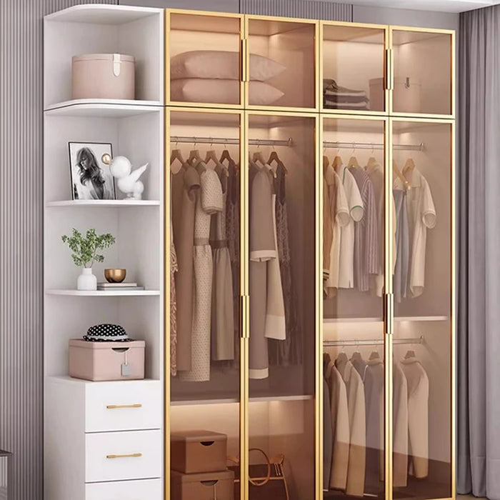 White European Closet Modular Industrial Hotel Living Room Luxury Cabinet Organizer Indoor Armario Plegable Bedroom Furniture