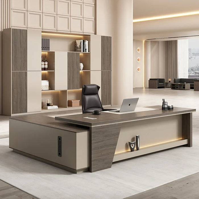 Computer Standing Office Desk Conference Study Executive Storage Monitor Office Desk Corner Scrivania Angolare Furniture HDH
