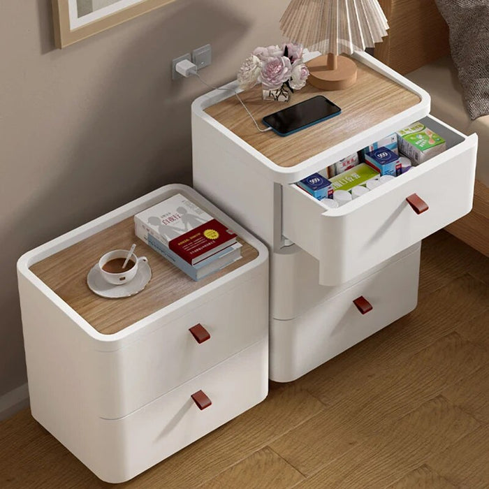 Bedroom Drawers Nightstand Storage rack  Aesthetic Girl Hallway Nightstand Table Minimalist Design Tables Library Furniture