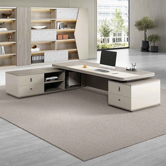 Luxury Writing Office Desk Meeting Workstation Study Conference Office Desk Storage Scrivania Ufficio Lavoro Salon Furniture
