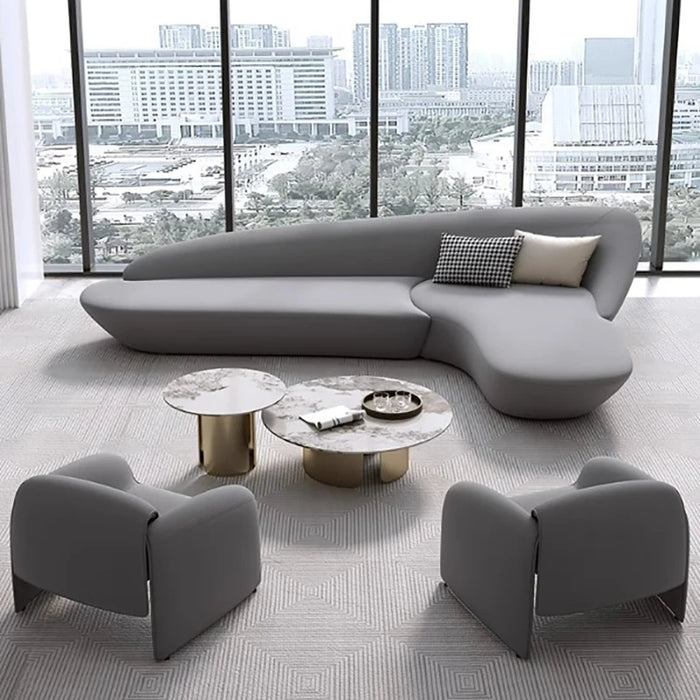 Italian European Sofas Modern Luxury Velvet Lounge Living Room Sofa Office Fabric Wooden Library Sofy Do Salonu Home Decor