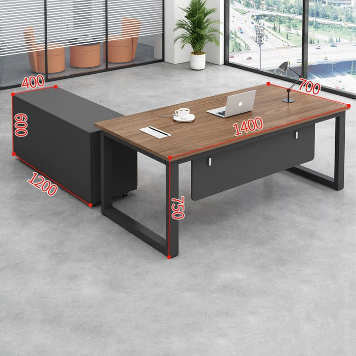 Studio Executive Office Desk Luxury Fashion Storage Professional Computer Wooden Desk Tables Set Scrivania Tavolo Room Furniture