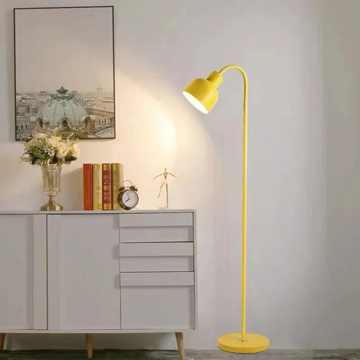 Northern Europe Floor Living Room Bedroom Ins Style Creative Bedside Modern Simple Sofa Side Super Bright Vertical Table