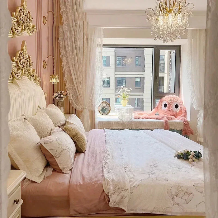 Royal Luxury Queen Double Bed King High End Twin Bedroom Double Bed Kids Sleeping Cabeceira De Cama Box Casal Home Furniture