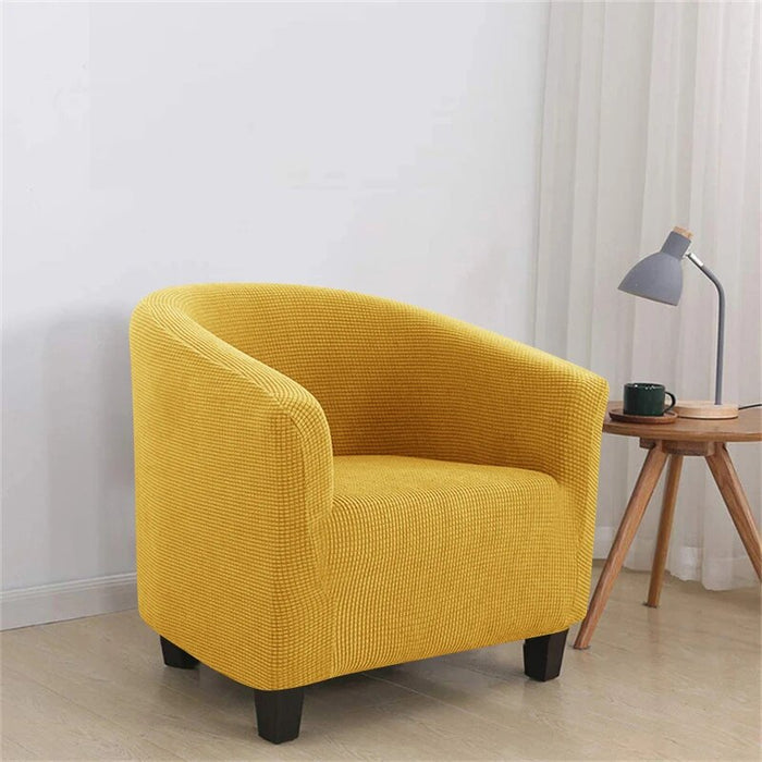 Polar Fleece Sofa Cover Elastic Lazy Boy Club Armchair Covers Stretch Tub Chair Cover Solid Color Sofa Slipcover for Living Room