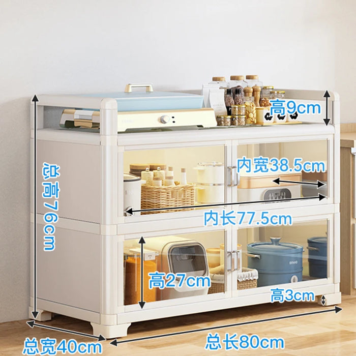 Kitchen Shelf Sideboard Storage Nordic Dish Apartment Chinese Console Sideboard Corner Mobile Cucina Living Room Furniture HDH