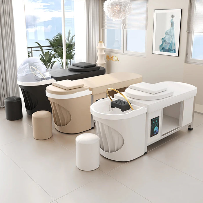 Professional Beauty Spa Progressive Shampoo Chair Headspa Massage Sedia Parrucchiere Salon Furniture CY50XF