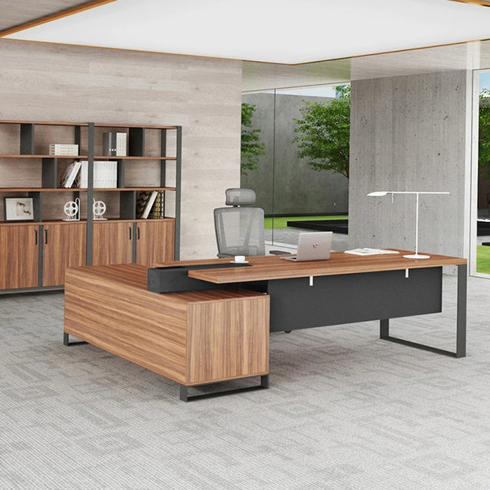 2022 Modern Furniture Manager Desk Workstation Luxury Wooden Executive Office Desk Office Table
