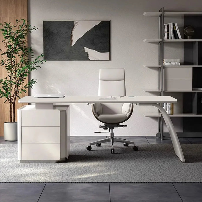 Executive Writing Office Desk Corner Drawers Corner Reception Home Office Desk Accessories Scrivania Da Gaming Office Furniture