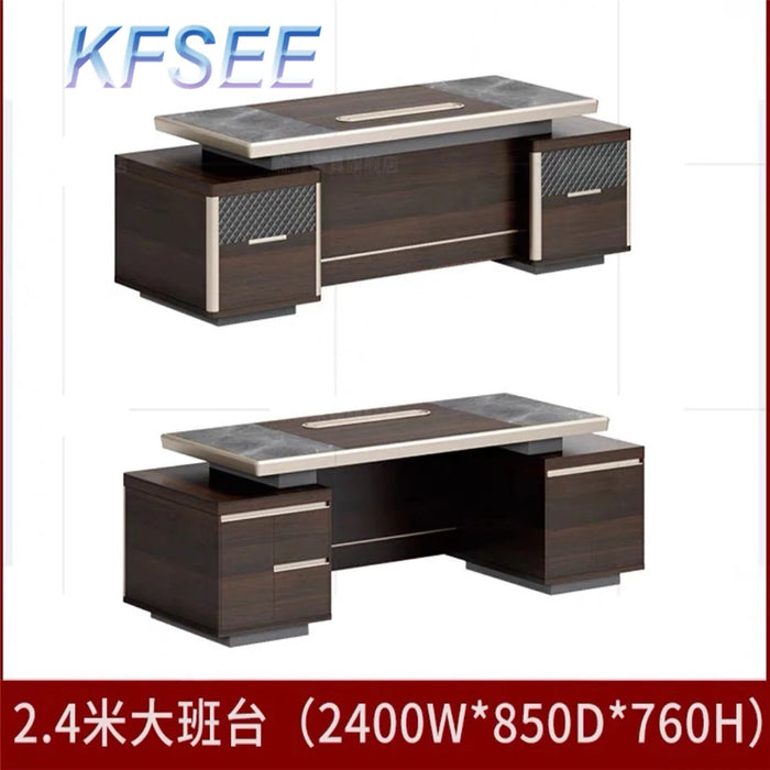 Kfsee 1Pcs A Set Prodgf Computer 240*85*75cm Boss Office Table