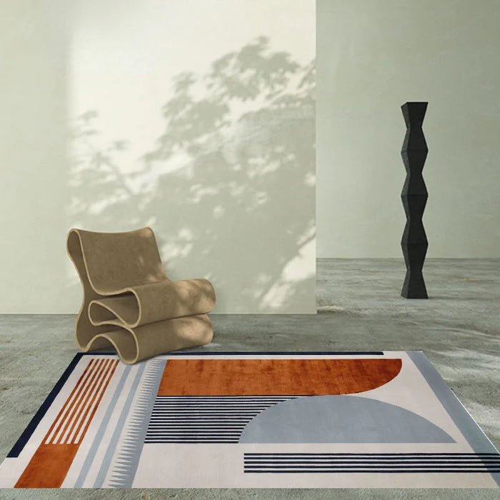 Modern Simple Living Room Decorative Carpets Light Luxury Bedroom Bedside Large Area Soft Carpet Home Cloakroom Non-slip Rugs