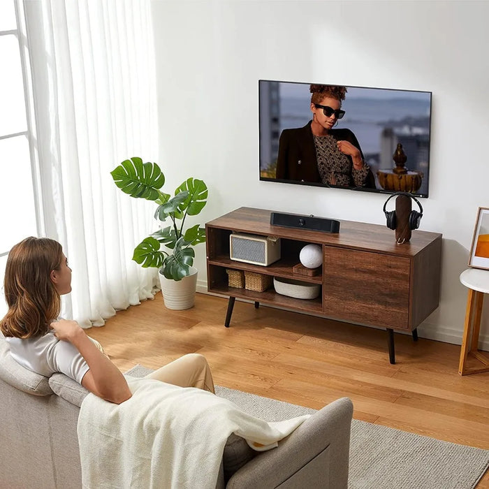 Living Room Wooden TV Cabinet for Living Room Bedroom TV Cabinet Up to 55 Inch Free Shipping Bracket Furniture