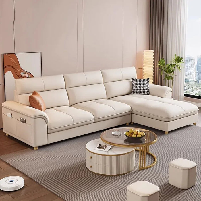 Foam Comfortable Nordic Sofa Simple Luxury Square Large Modular Chaise Sofa Cushion Reading European Salon Meuble Home Furniture