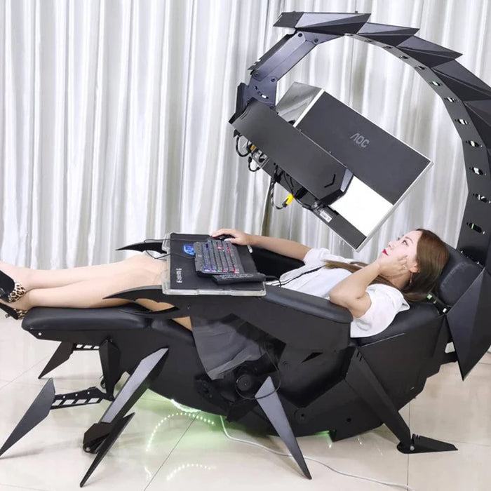 2024 New Design Custom LOGO Zero Gravity Scorpion Computer Cockpit Scorpion Gaming Chair