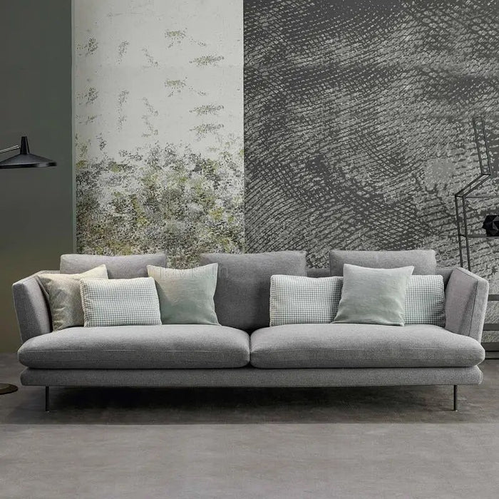 Northern European Relaxing Fabric Sofa Lazy Modern Living Room Furniture Sofa Bed Set Classic Reclining Long Chair For Leisure