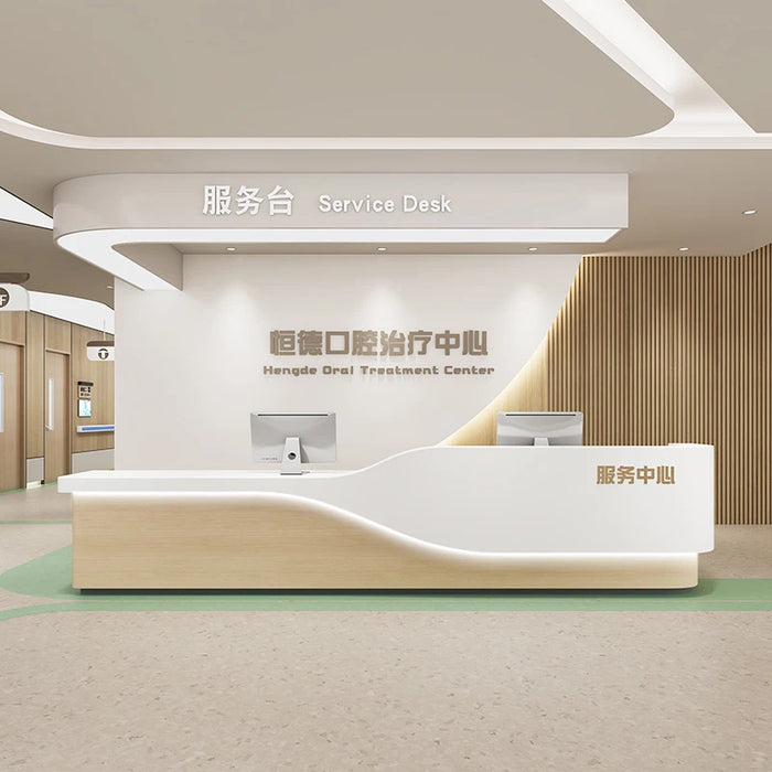 Store Stand Reception Desk Check Out Counter Barbershop Front Desk Register Reception Desk Salon Bancone Reception Bar Furniture