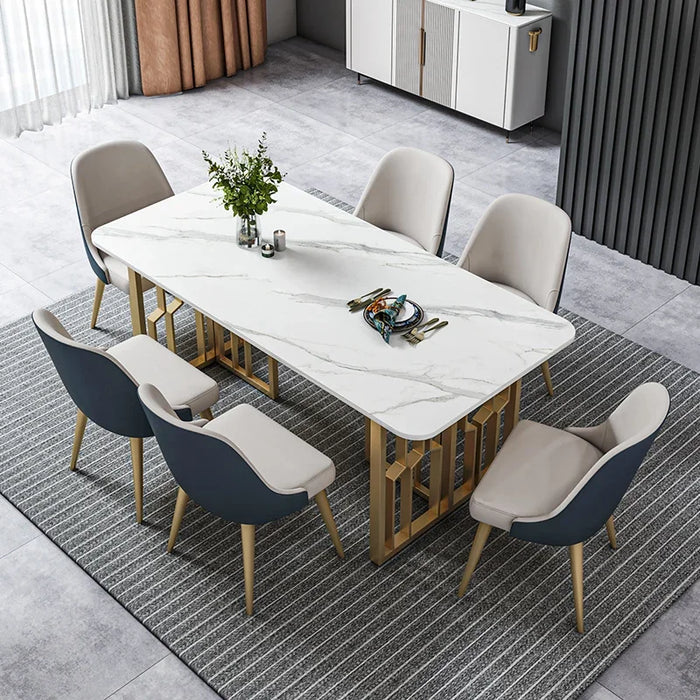 Modern Elegant Dining Table Complete Kitchen Balcony Dining Tables Luxury Juegos De Comedor Multifunctional Furniture GY50CZ